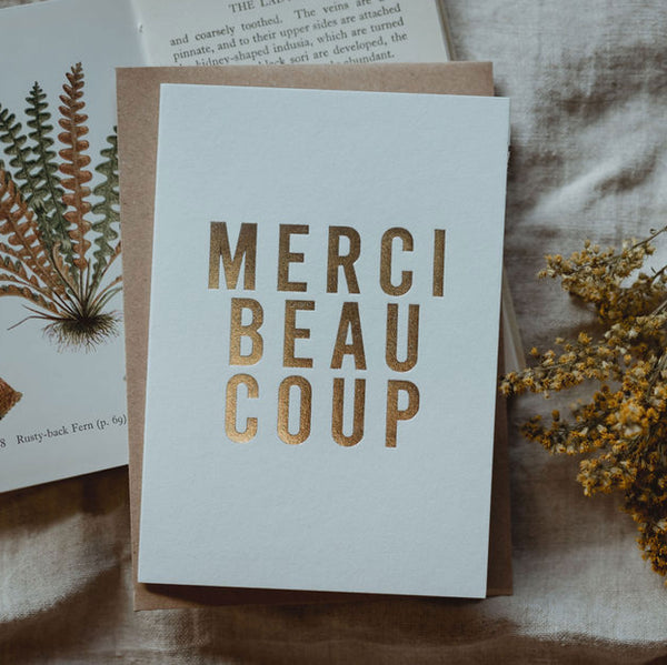 "Merci Beaucoup" Card