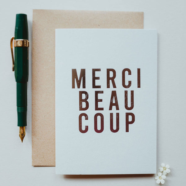 "Merci Beaucoup" Card