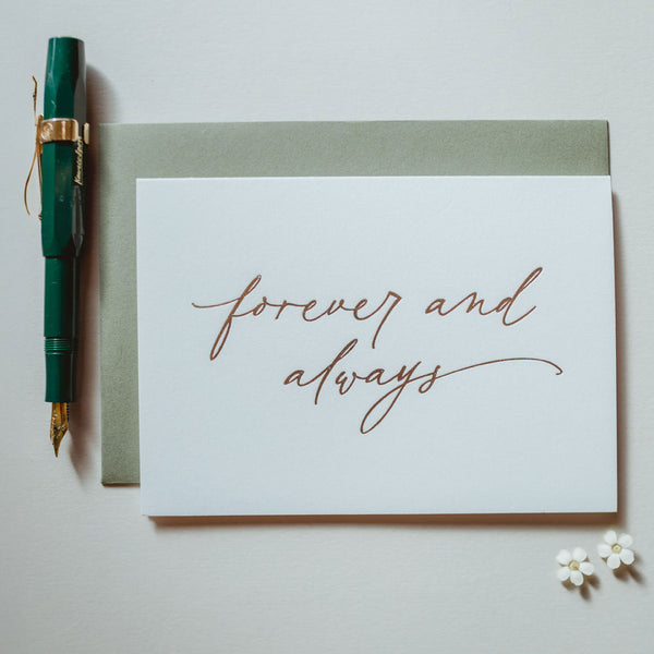 "Forever and Always" Card