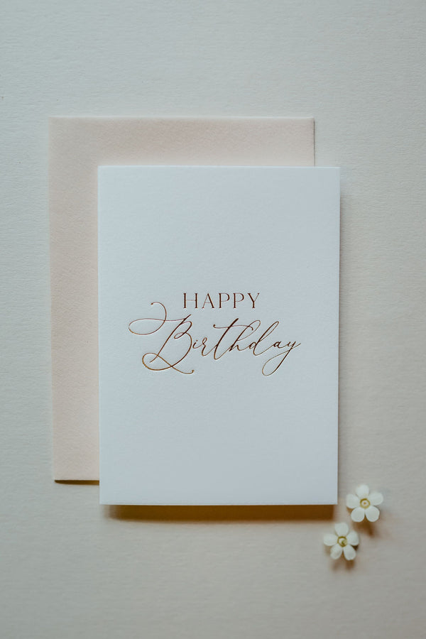 "Happy Birthday" Card