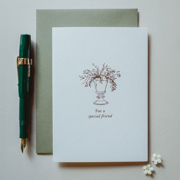 "For a special friend" Card
